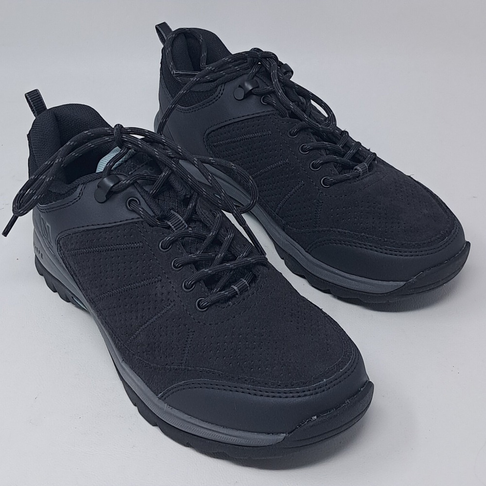 New Balance Trail Walking Shoes Womens Size 7 D Black Gray WW1201PH ABZORB